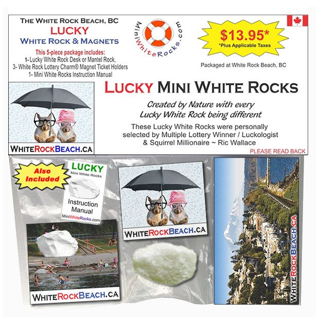 Lucky Mini White Rocks